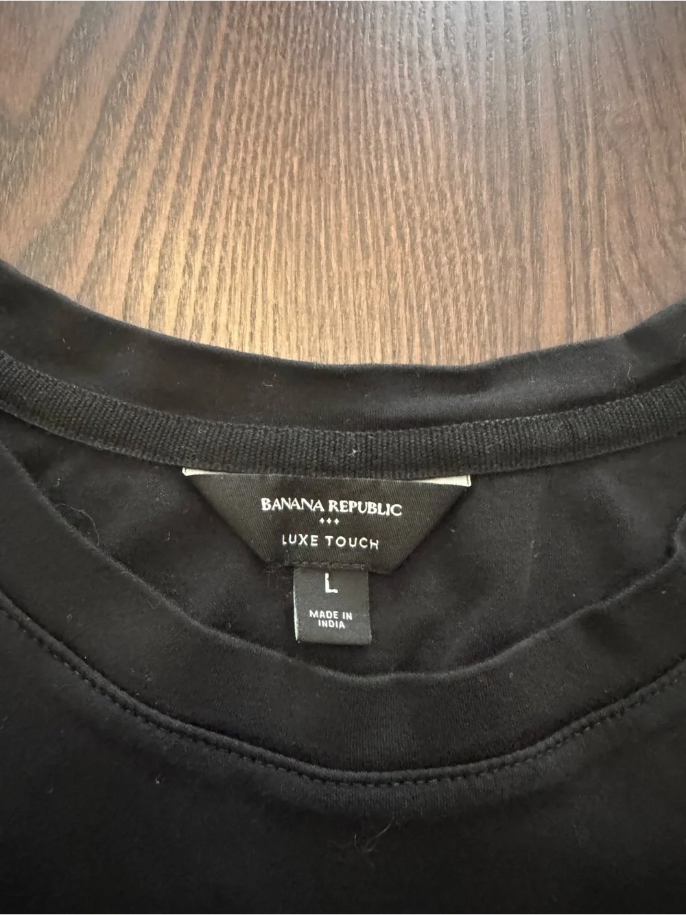 Banana Republic Men's Black Short Sleeve Crewneck Tee